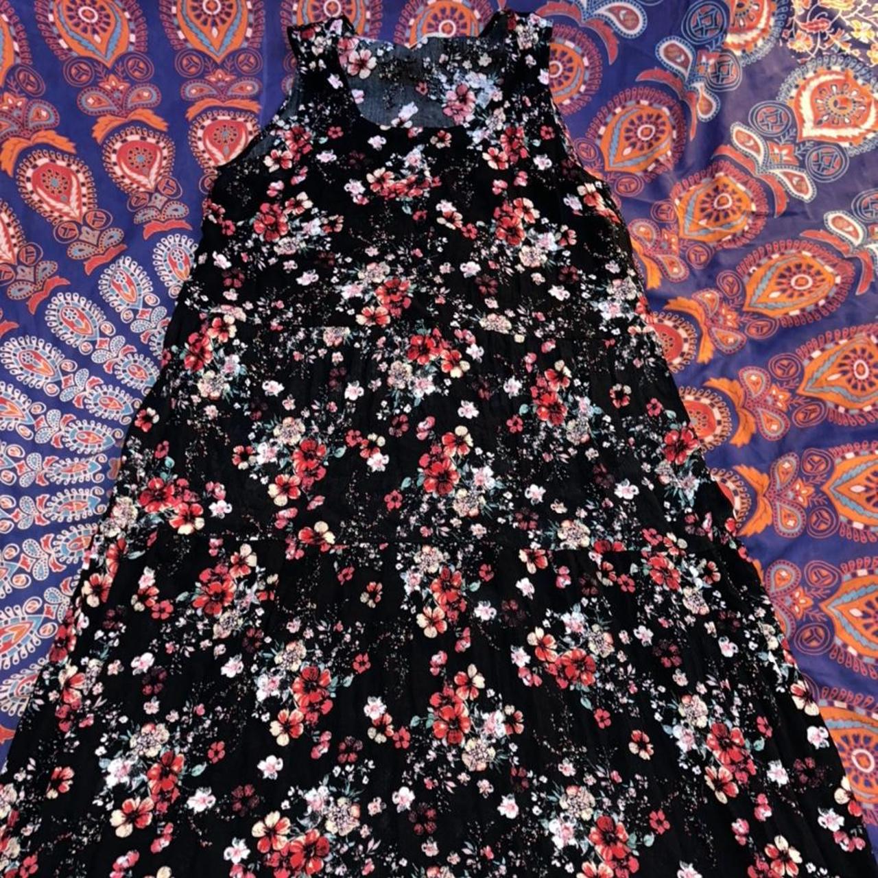 Product Image 1 - cute black floral dress from