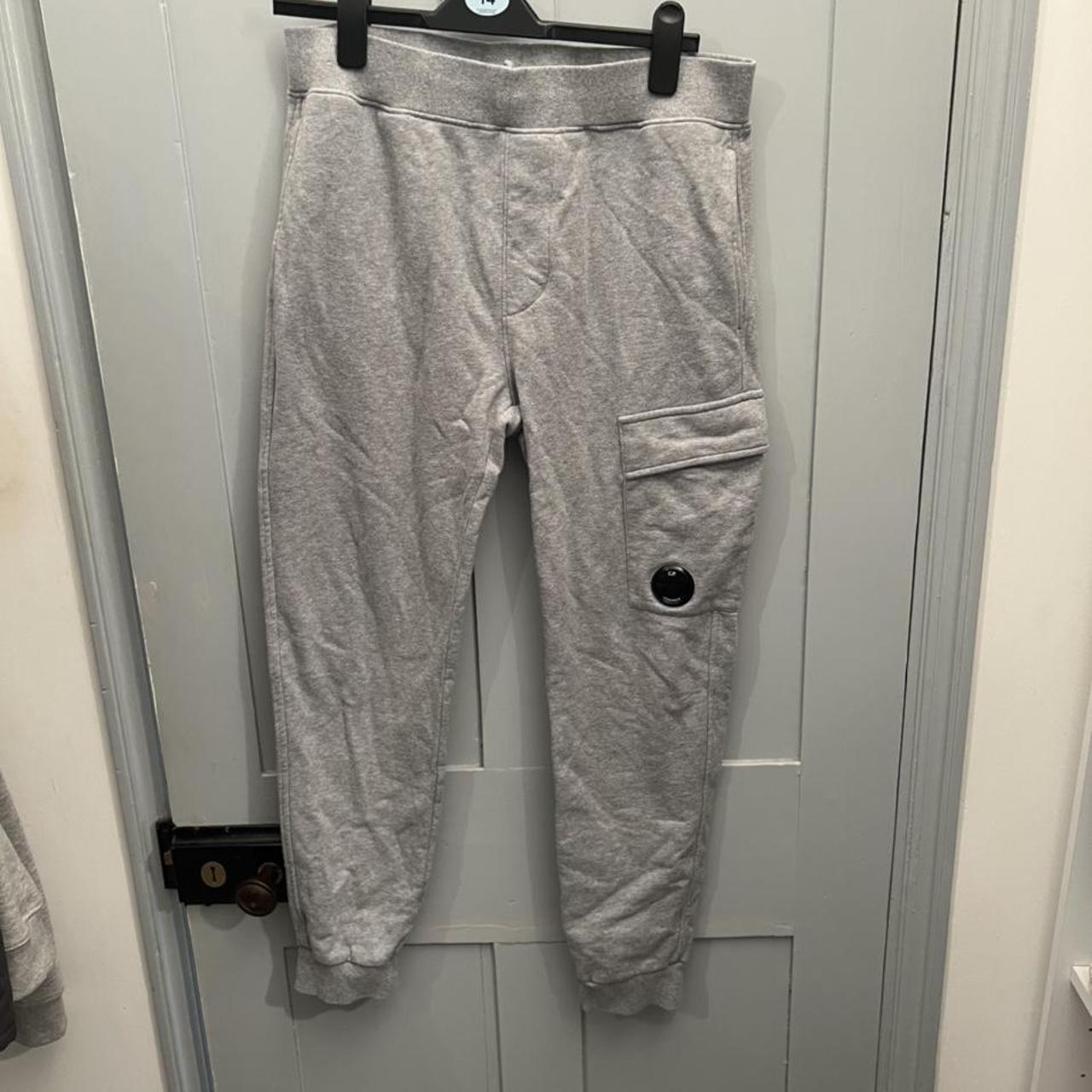 cp company tracksuit bottoms grey