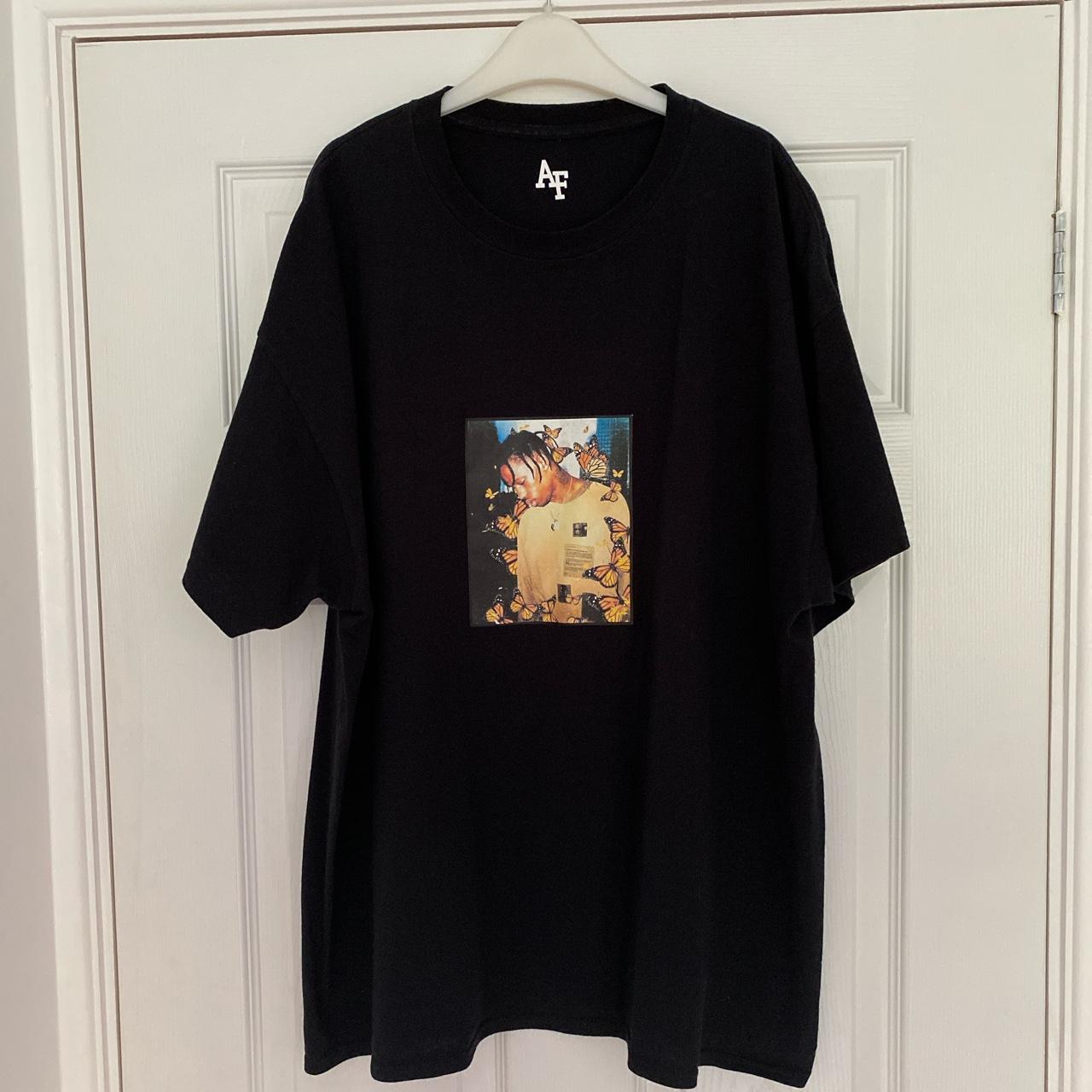 Travis Scott Men's Black T-shirt | Depop