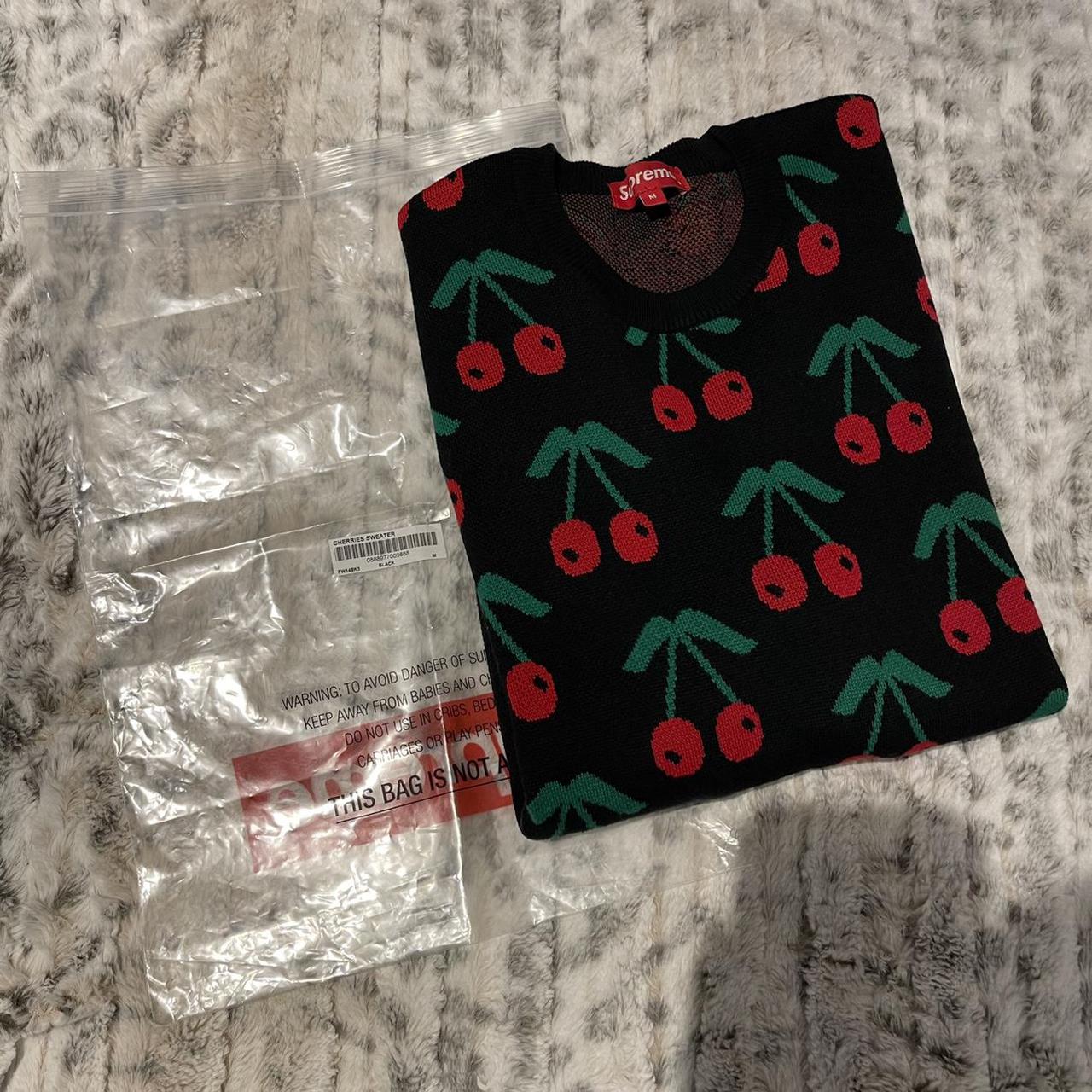 supreme cherry sweater