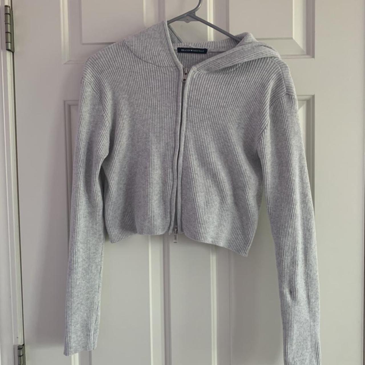 brandy melville grey sweatshirt