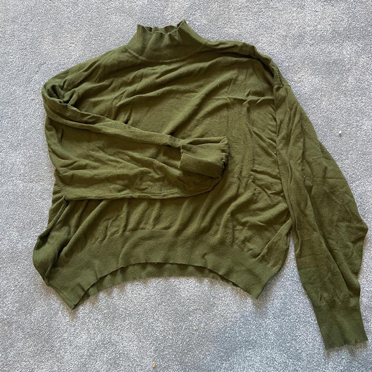 Cute funnel neck Zara jumper Barely worn Perfect... Depop