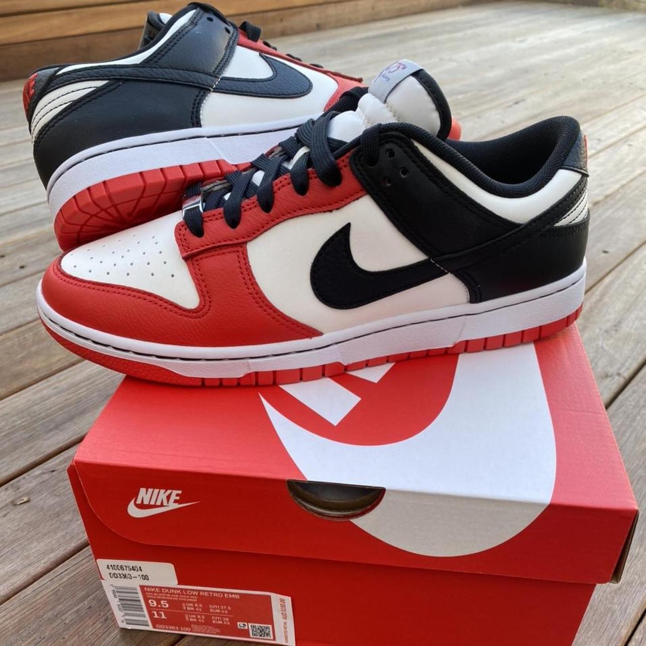 Nike Dunk Low Retro EMB - Chicago - NBA 75th... - Depop