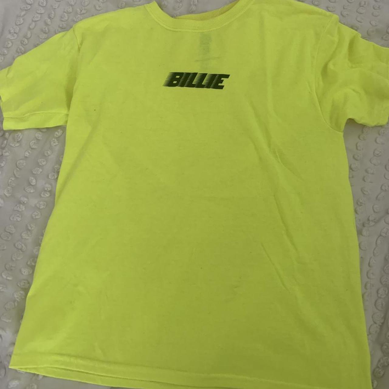 Neon billie eilish sales shirt