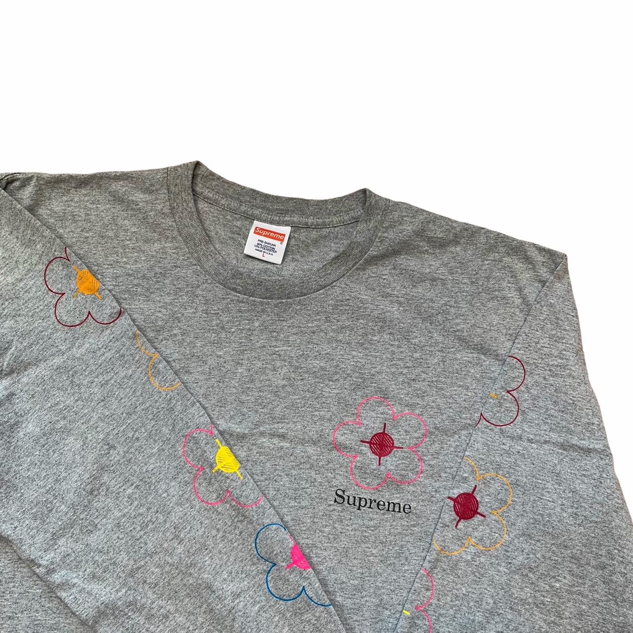 Supreme Been Hit Long Sleeve Tee Heather Grey...