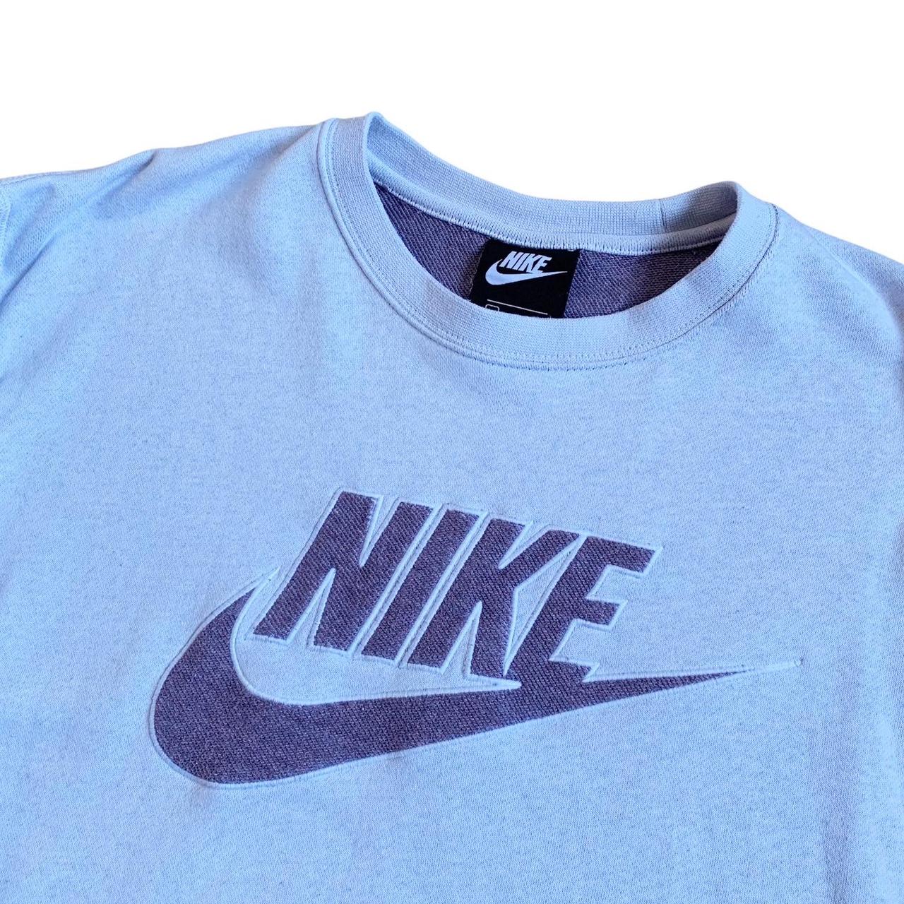 Vintage Nike Big Logo Crewneck Sweatshirt - Sick - Depop