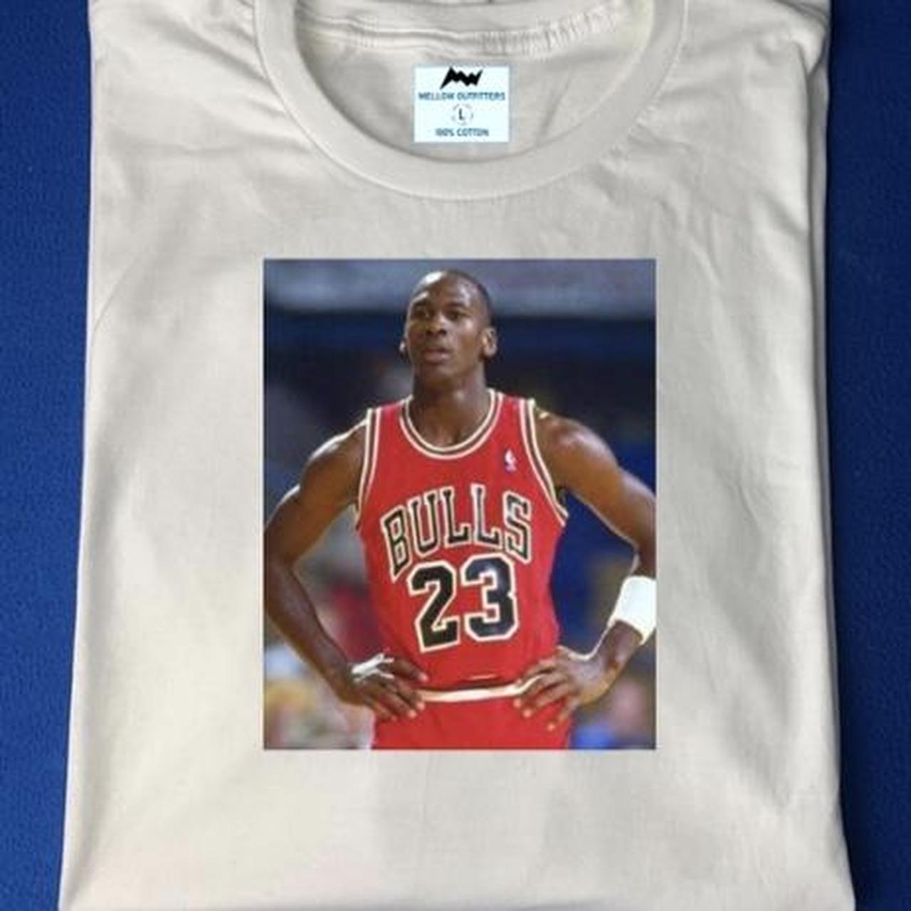 ☑️Vintage style michael jordan Tshirt☑️ 100%... - Depop