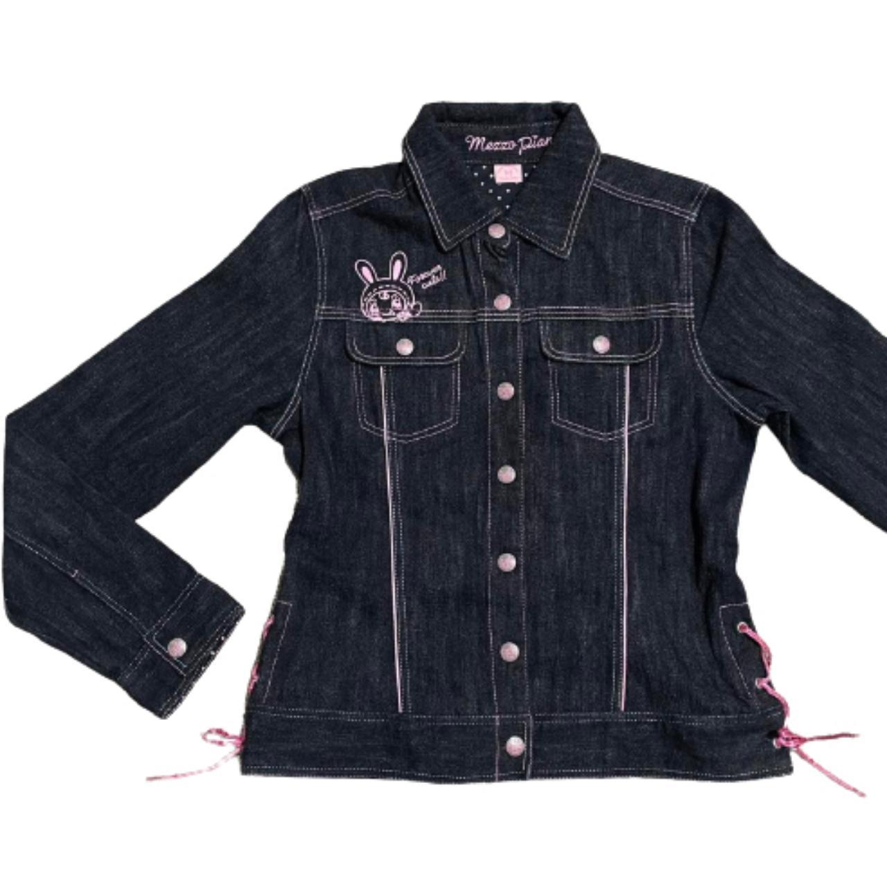 mezzo piano berrie cupcake denim button up jacket 🤍… - Depop