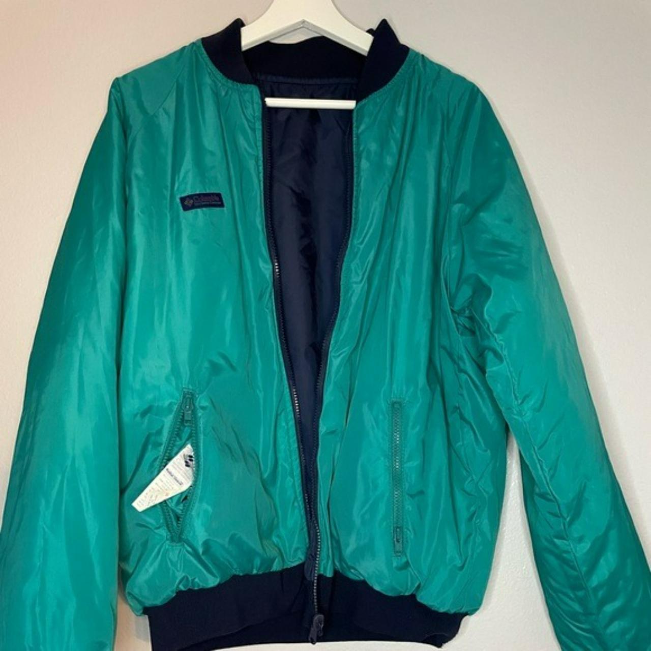 Men’s Vintage Columbia Reversible Jacket Radial... - Depop