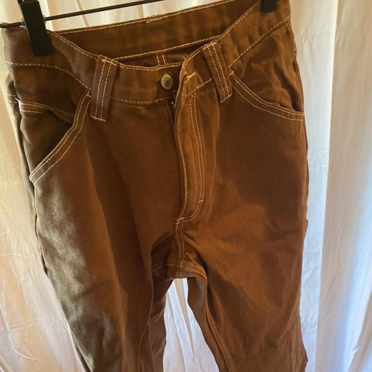 brown cargo pants brandy melville !! only worn once... Depop