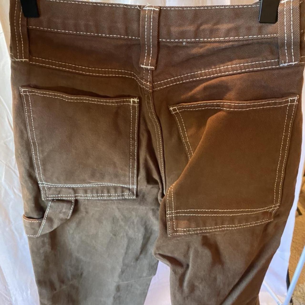 brown cargo pants brandy melville !! only worn once... Depop