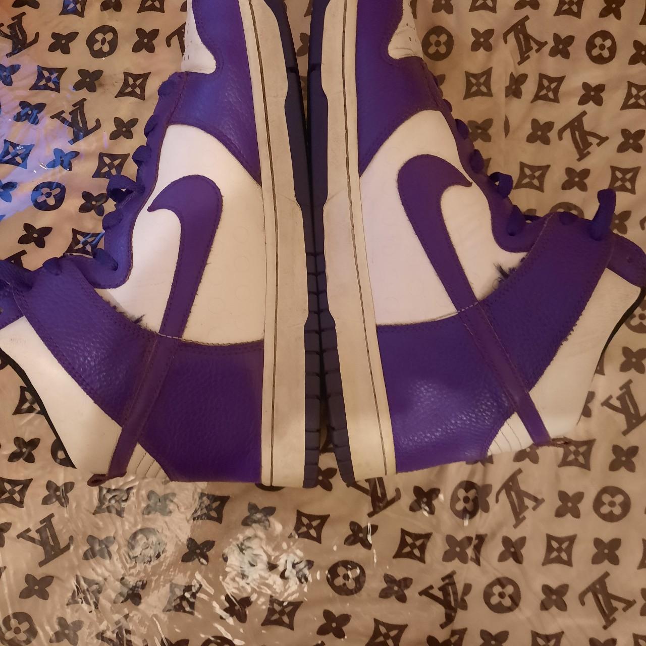 nike dunk high be true to your street purple