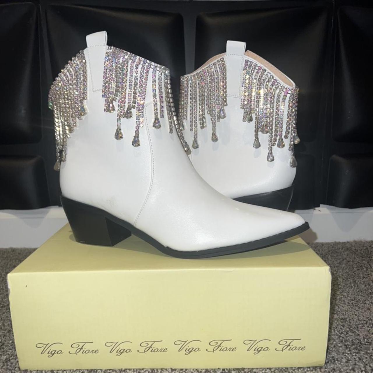 Vigo fiore hot sale rhinestone boots