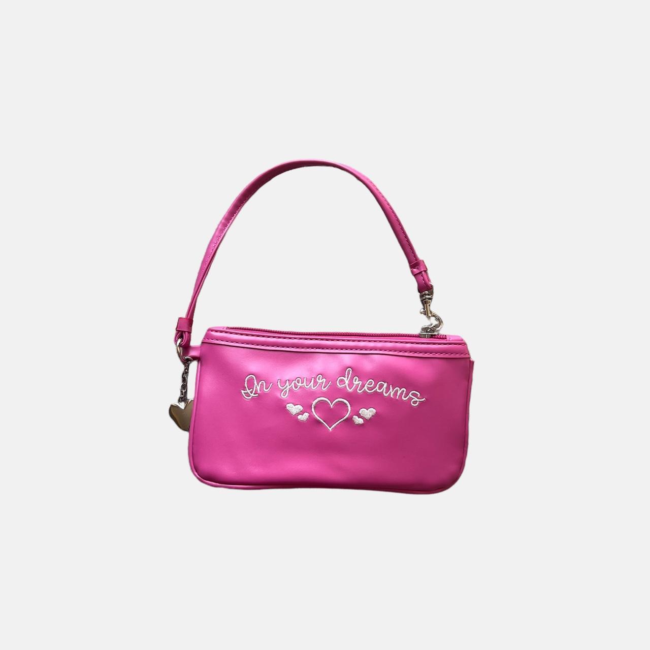 Hot pink lil y2k handbag from sugar thrillz 💘 brand... Depop