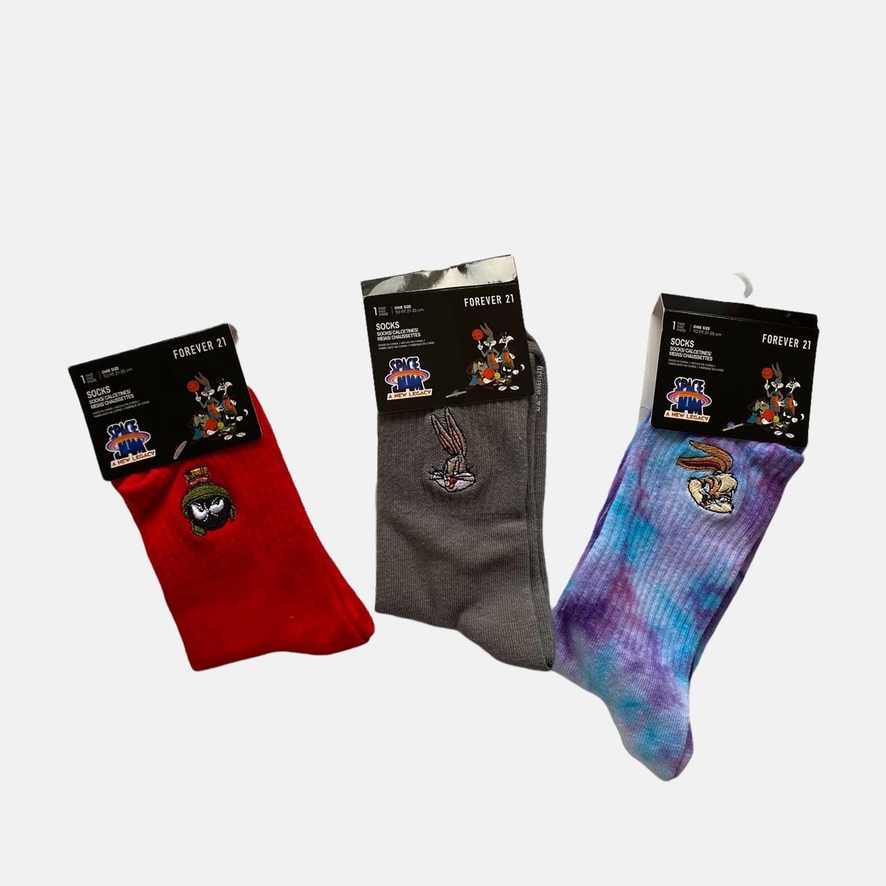 Space jam socks x forever 21 ️ brand new for you |... - Depop