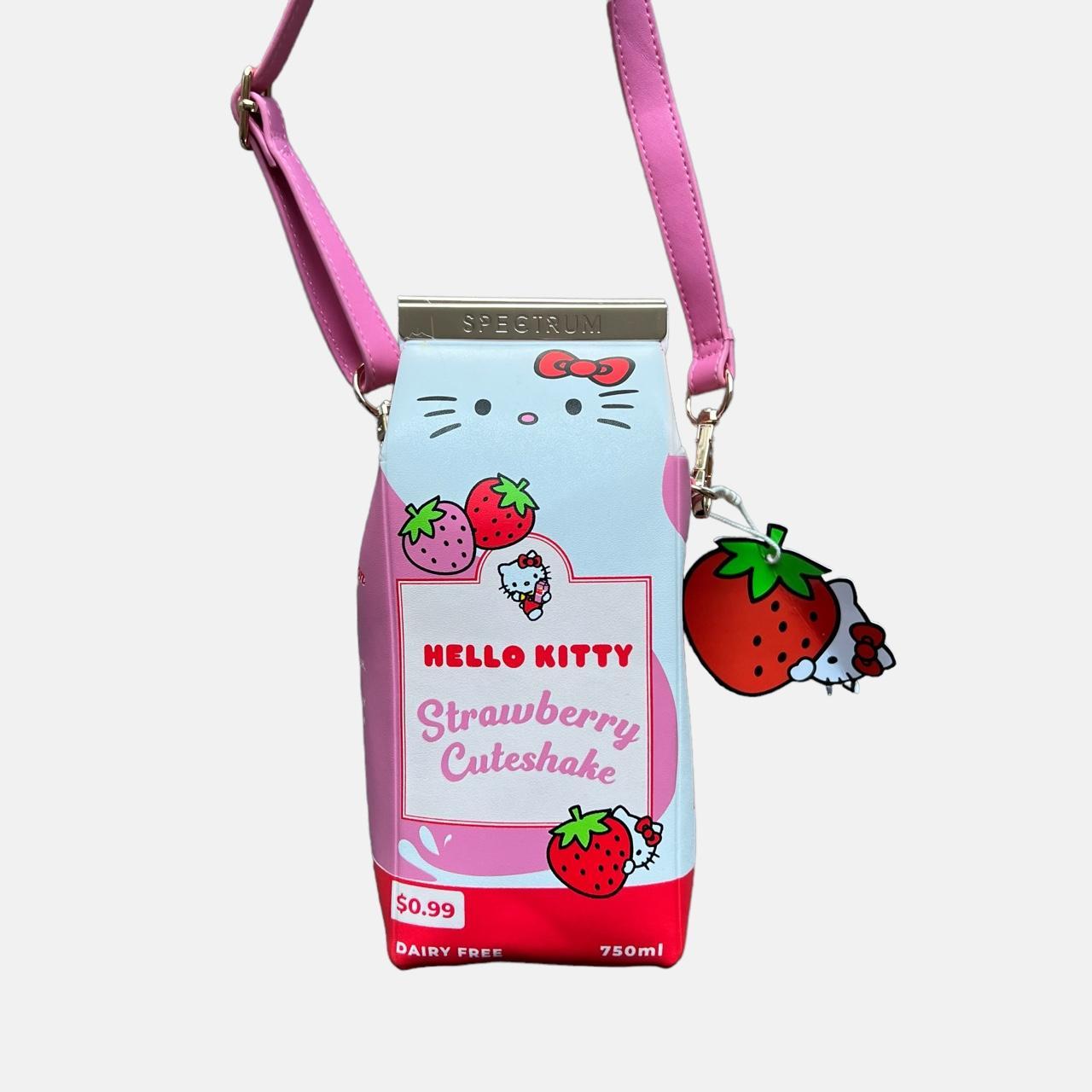 Hello 2024 kitty strawberry milk crossbody bag NWT