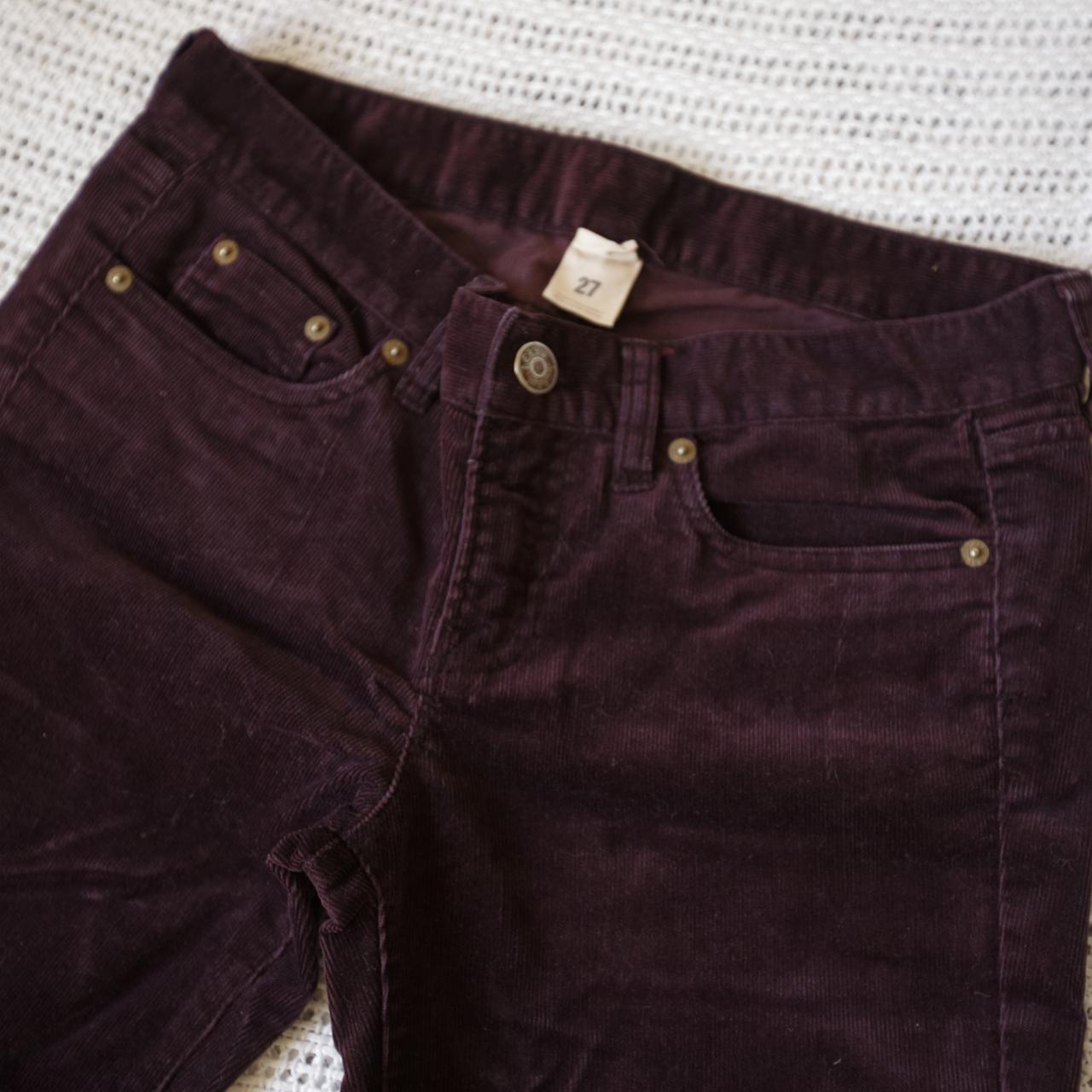 J.crew dark purple corduroy pants! Color is most... - Depop