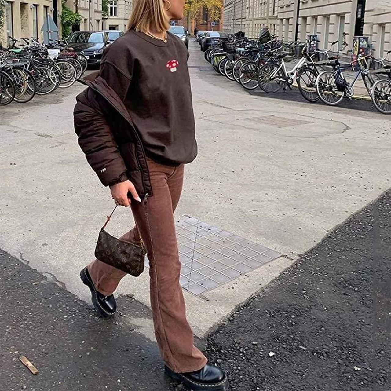 Women's mushroom motif jumper🍄 Depop