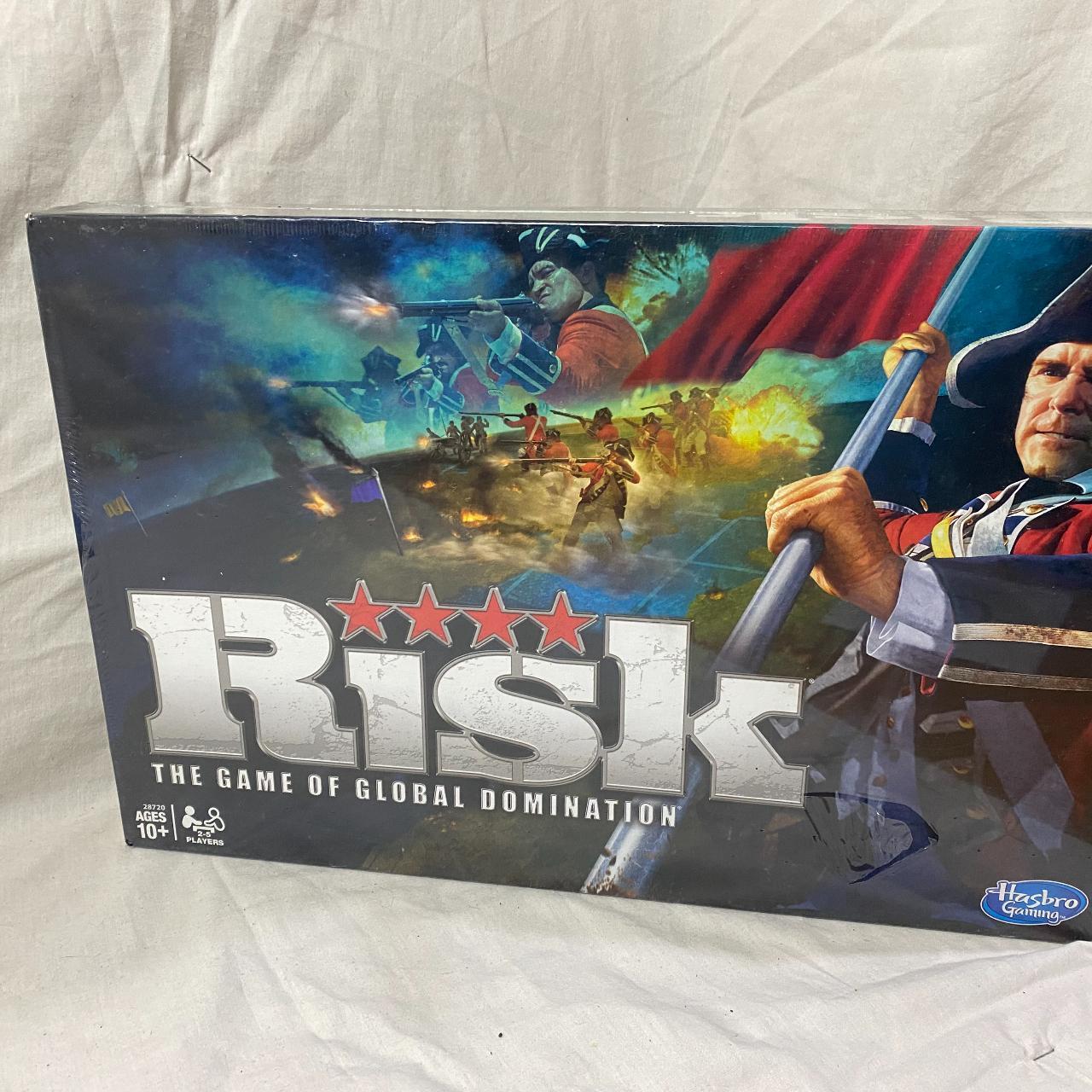 Classic game of RISK - Sealed with minor tears see... - Depop