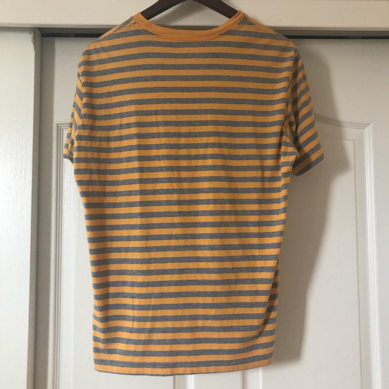 Jockey Men's Yellow and Grey T-shirt (2)