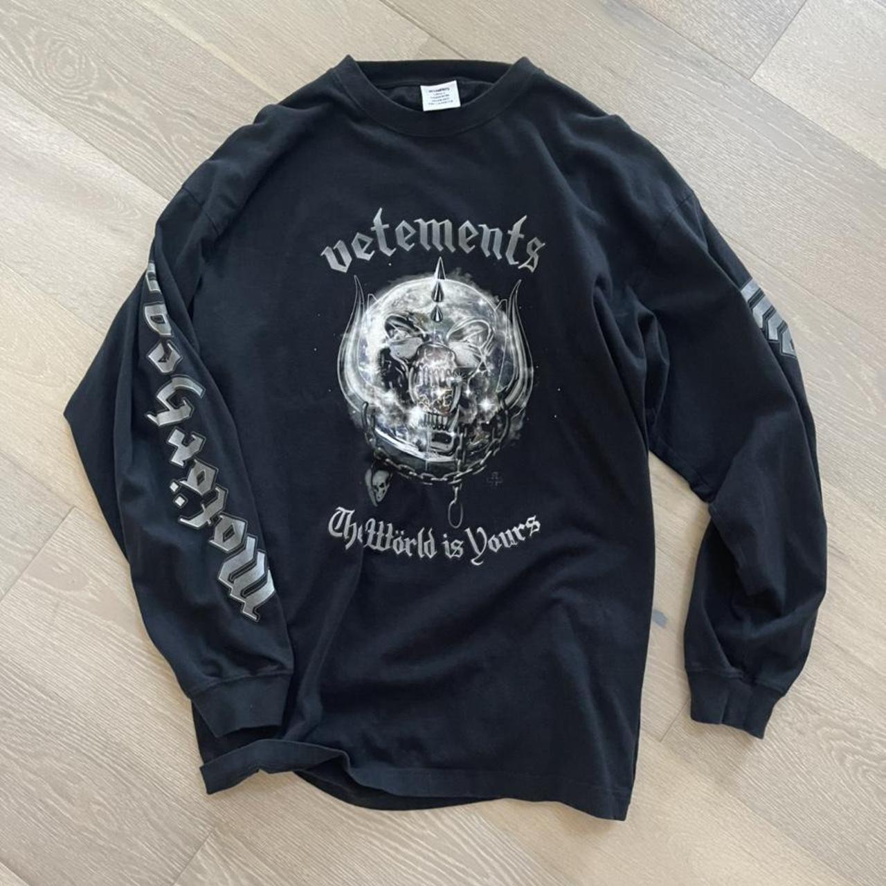 Vetements Motörhead Logo Long Sleeve - Brand New /... - Depop