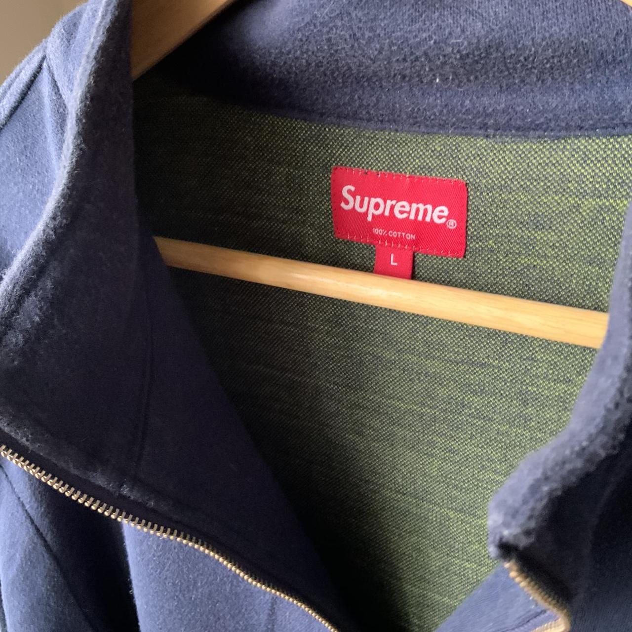 Supreme F/W16 Jacquard Athletic Half Zip Size... - Depop