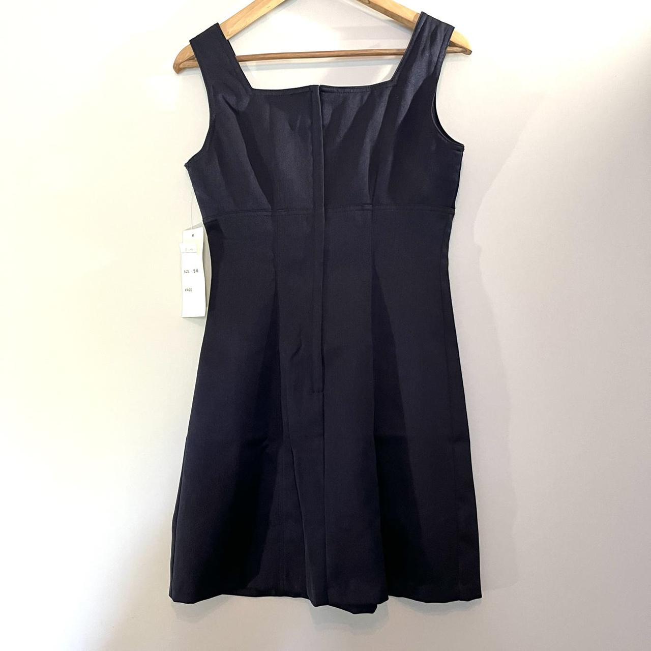 🌻Very cute deadstock 90s vintage navy blue dress.... - Depop