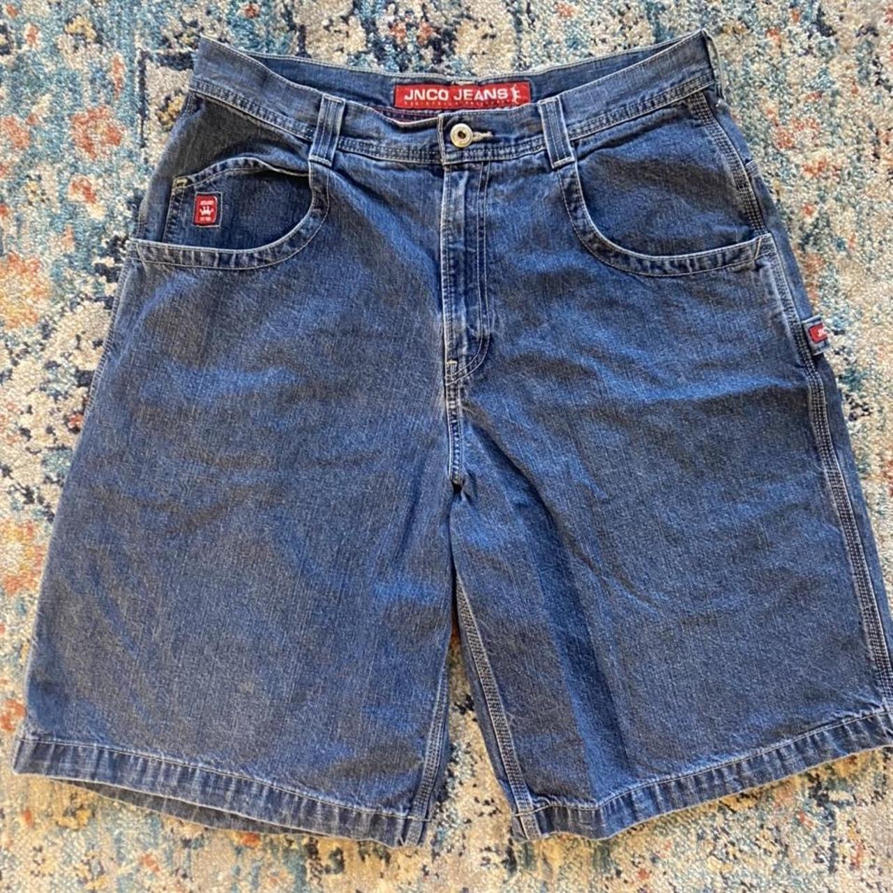 Vintage JNCO Jeans Shorts Has two small holes on the... - Depop