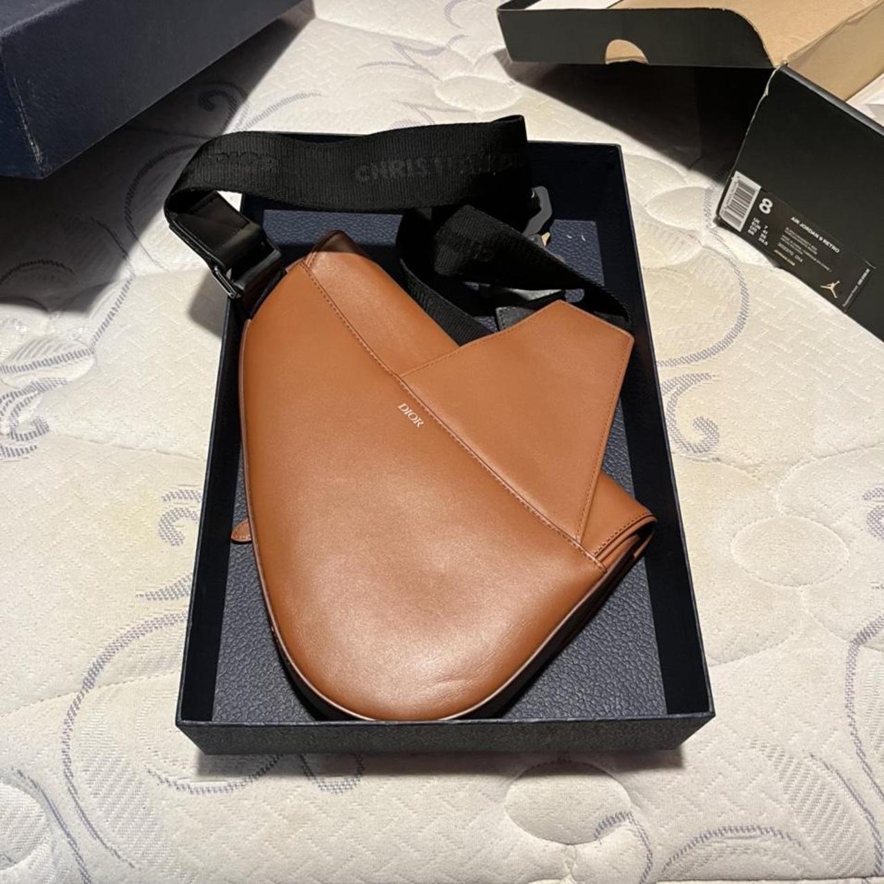 Christian Dior saddle bag /crossbody bag leather.... - Depop