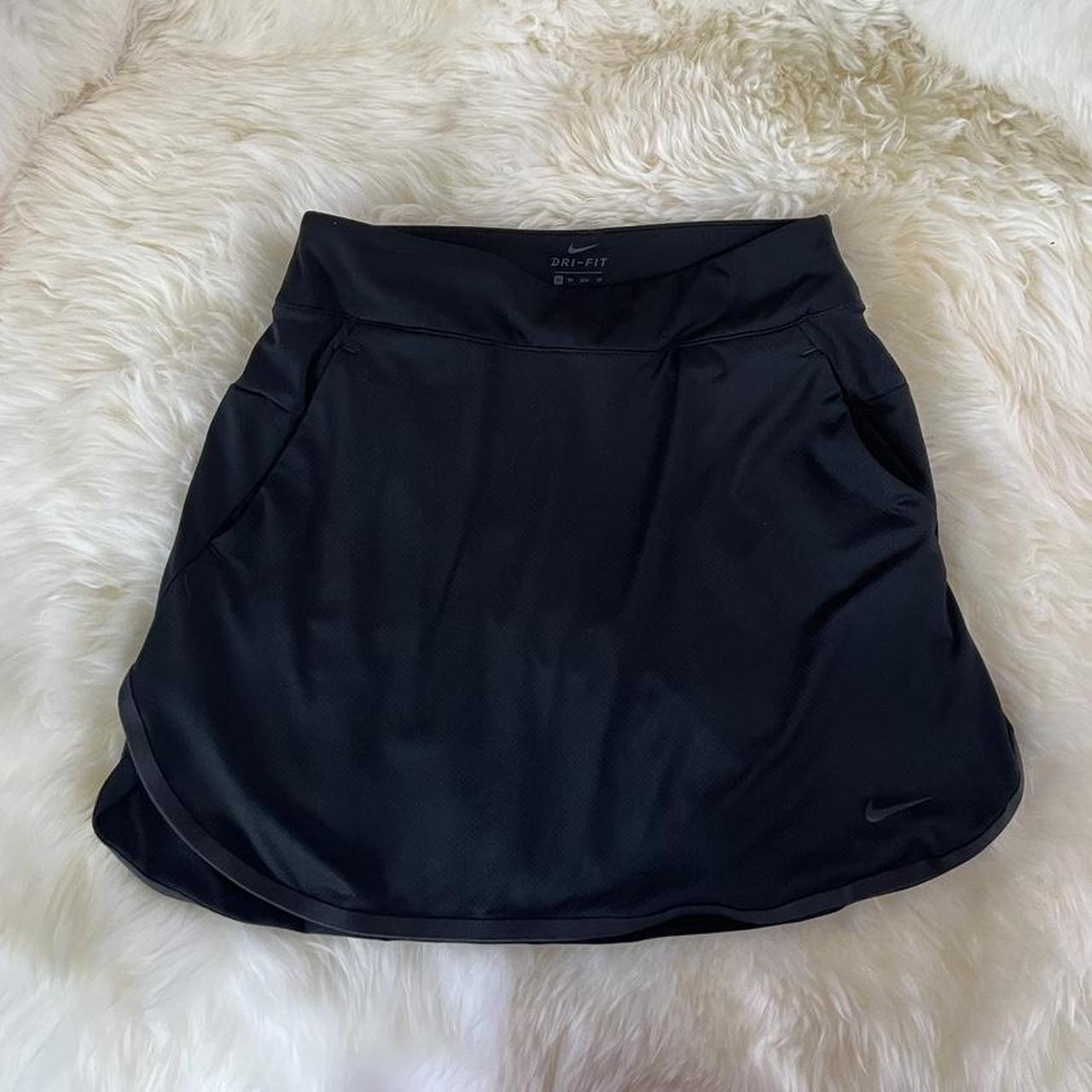 Nike Dry-Fit Black Golf Skirt! Super cute and... - Depop