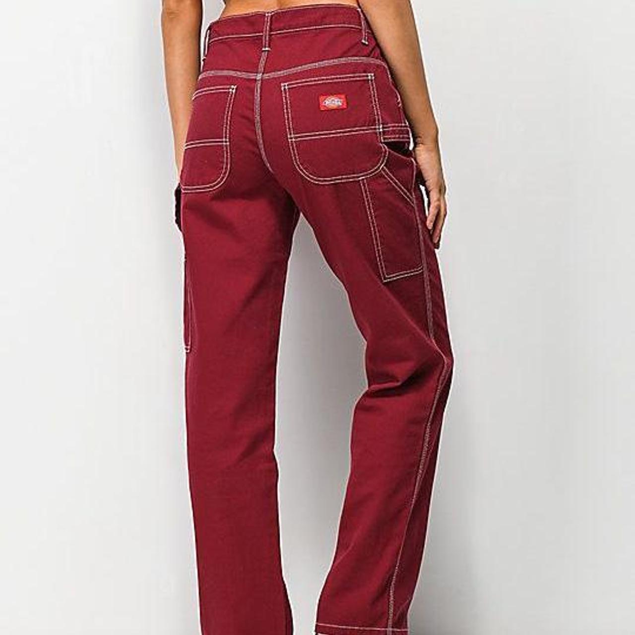 red dickies carpenter pants