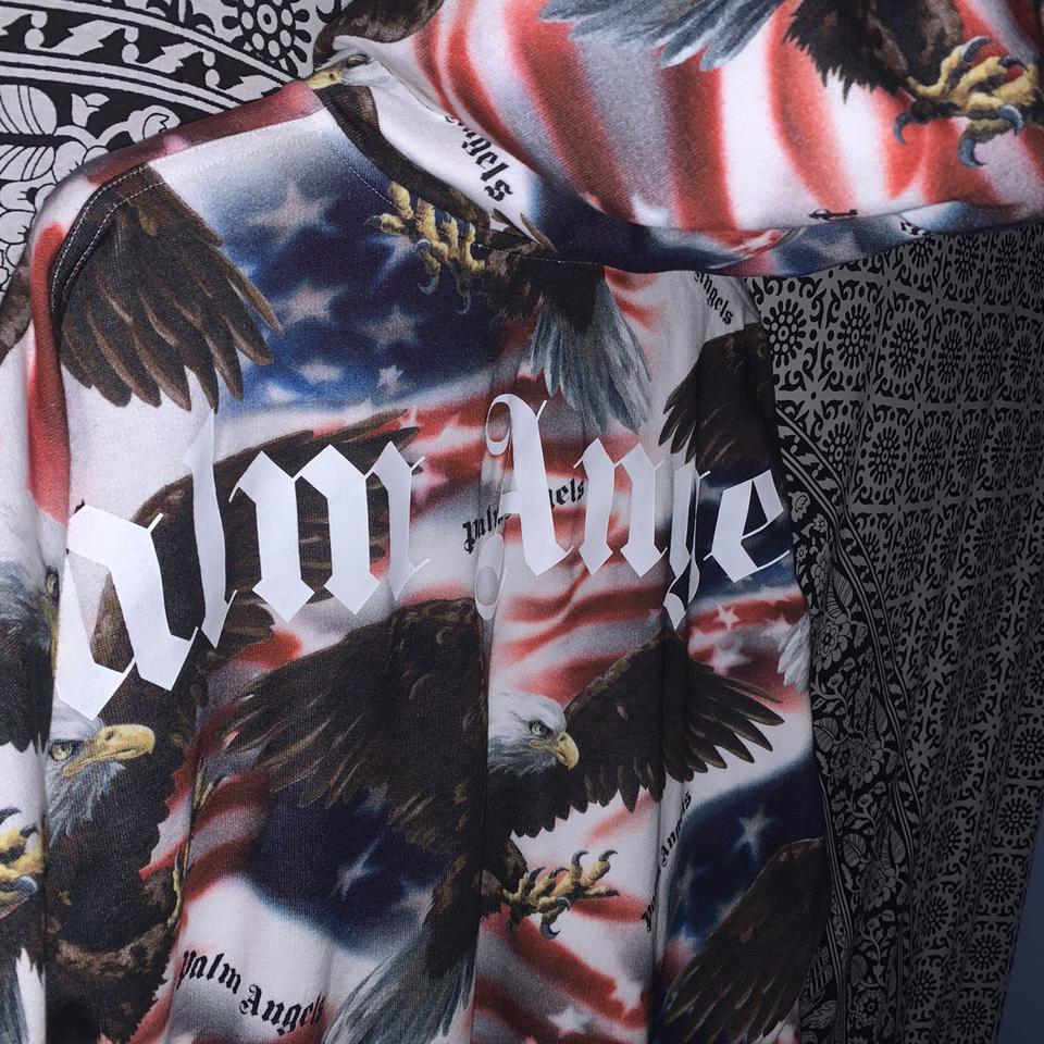 Palm angels deals eagle hoodie