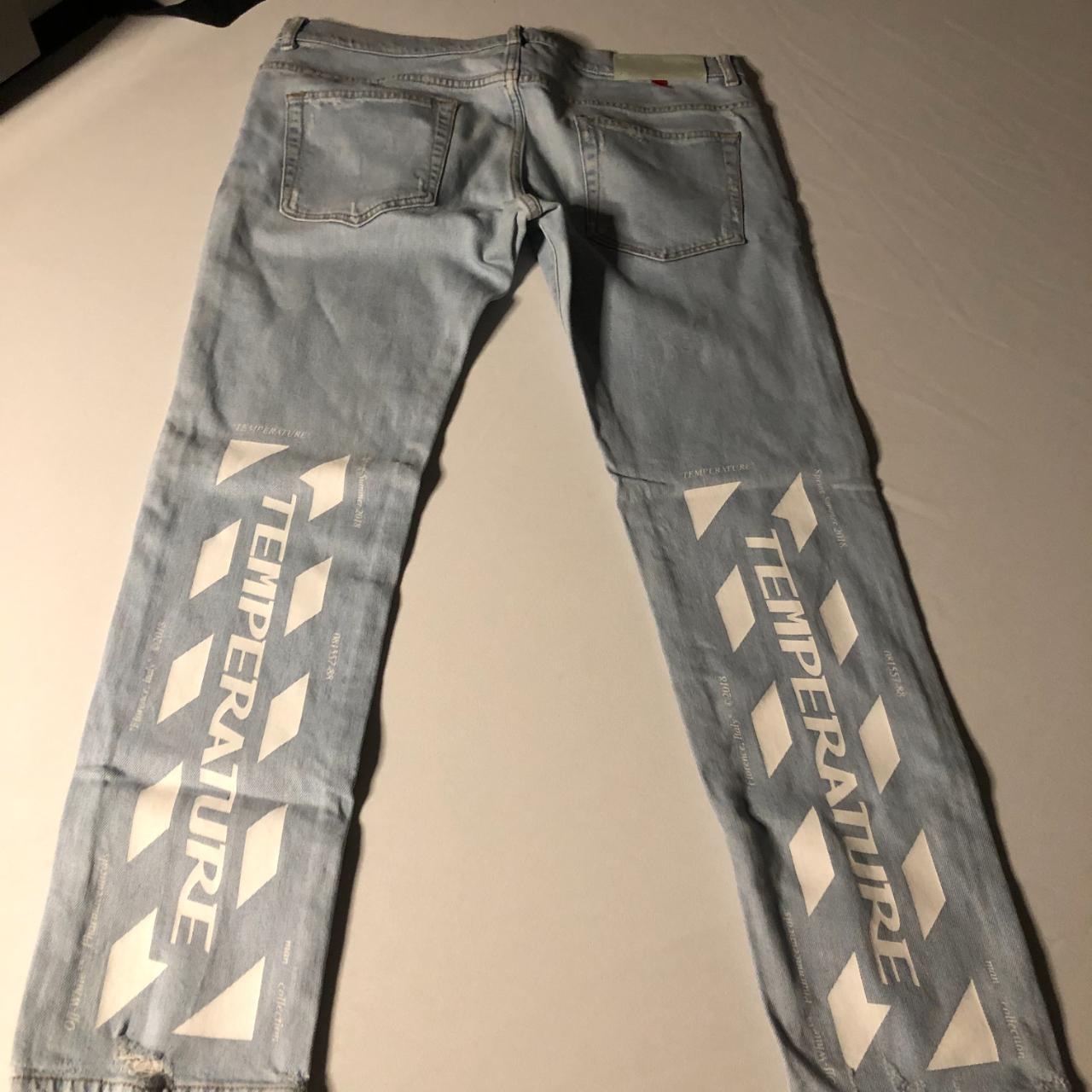 Off White Temperature Jeans W34L28 Only worn 2x,... Depop