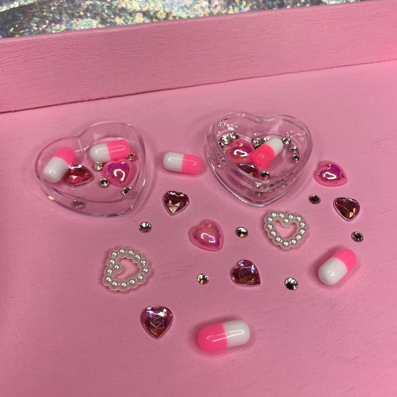 Menhera Yami Kawaii Pill Face Gems 💗💊 Includes six... - Depop