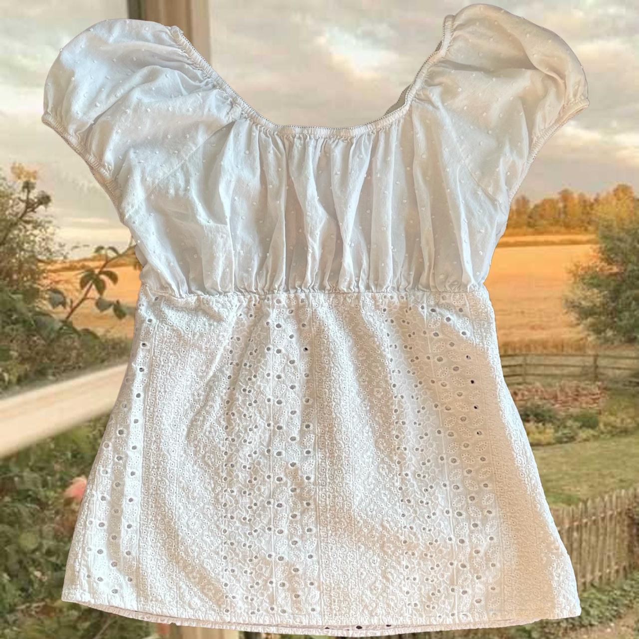 Vintage babydoll sleeve milkmade top ♡ sold ♡ Sold... Depop