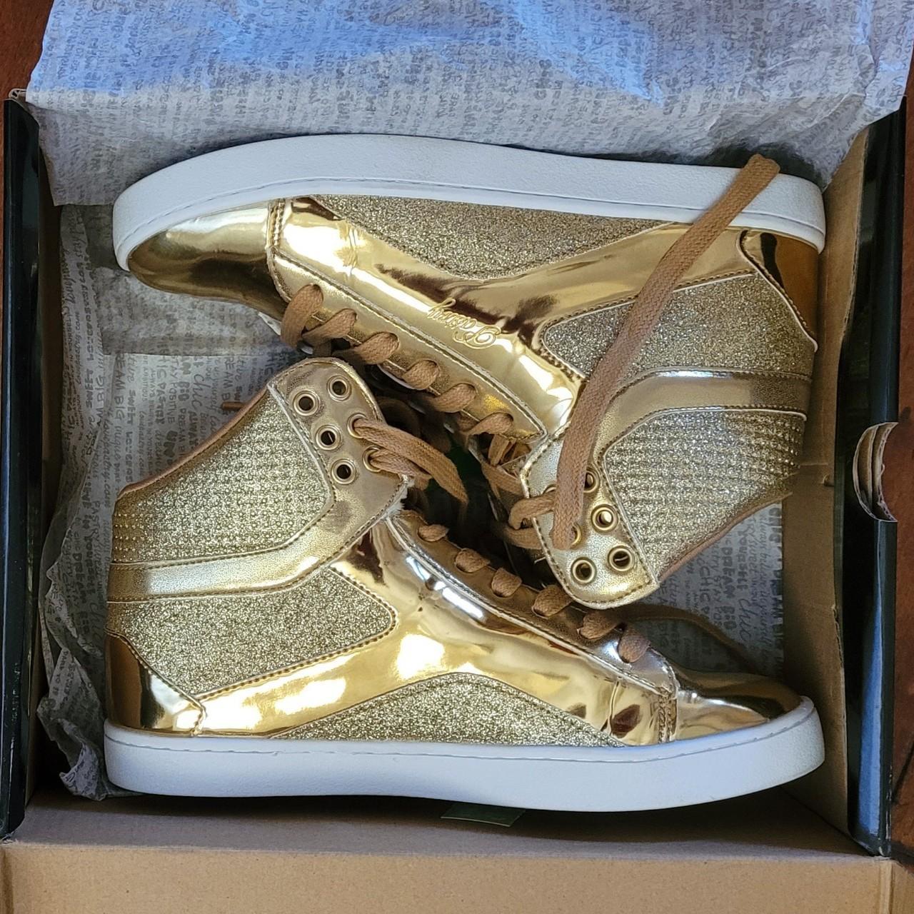 "Pastry" brand shiny gold ankle boots. In the style... Depop