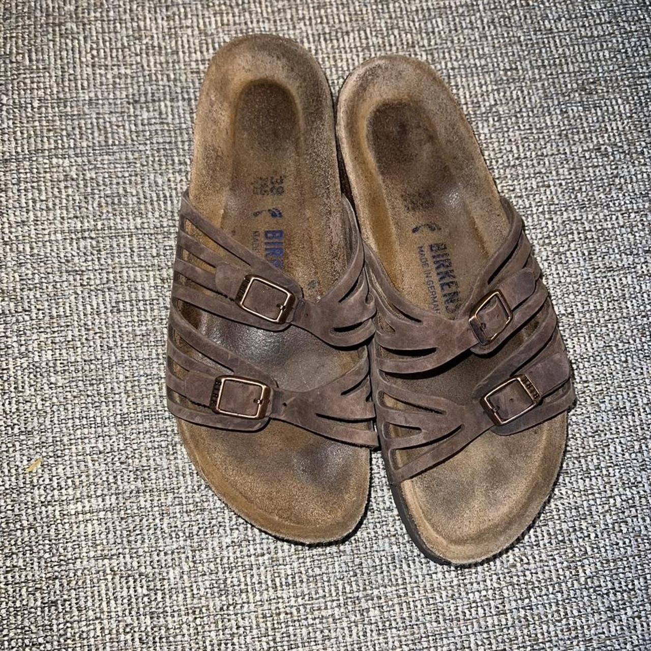 Birkenstock Granada Sandal Worn very little Great... - Depop