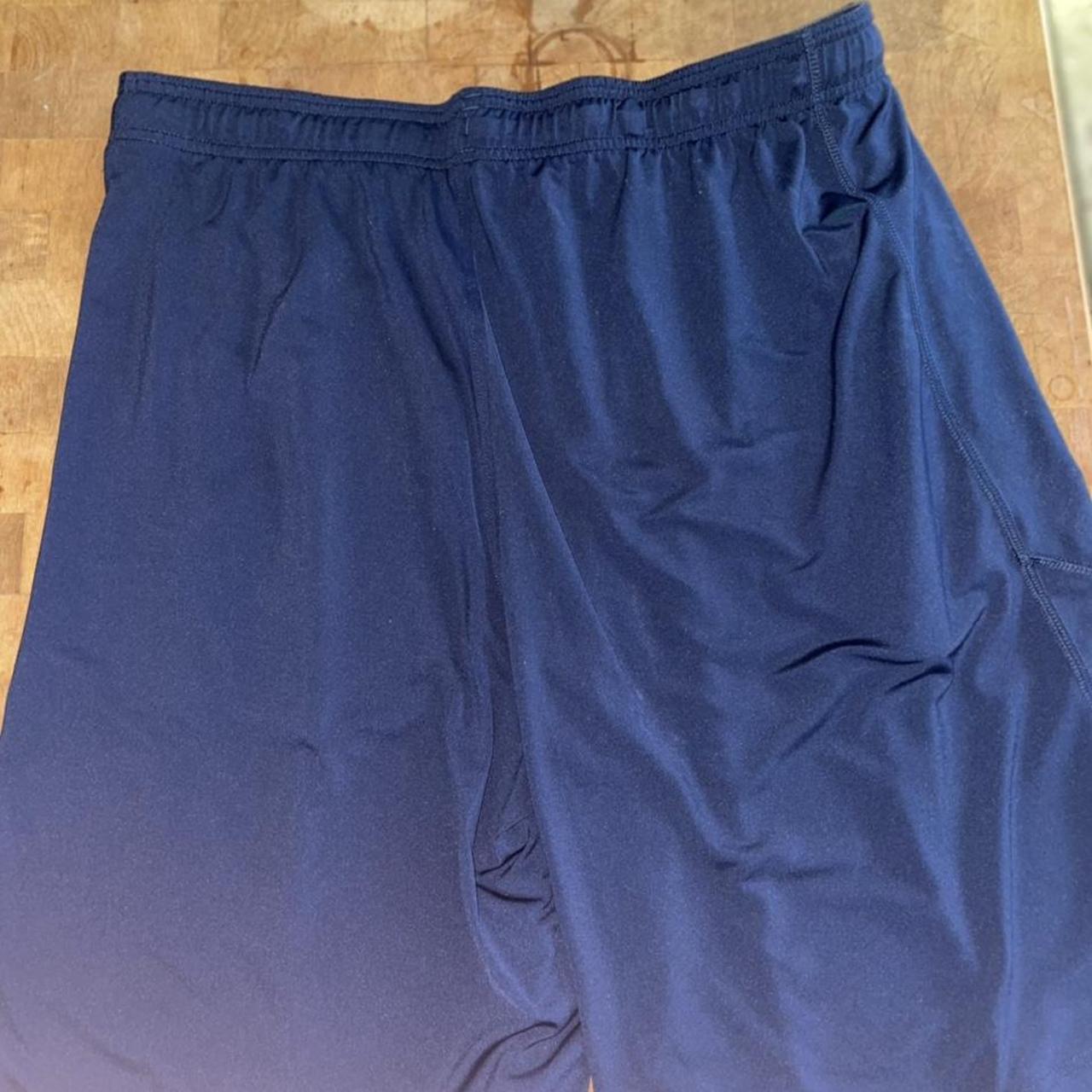 Navy under armour shorts - Depop