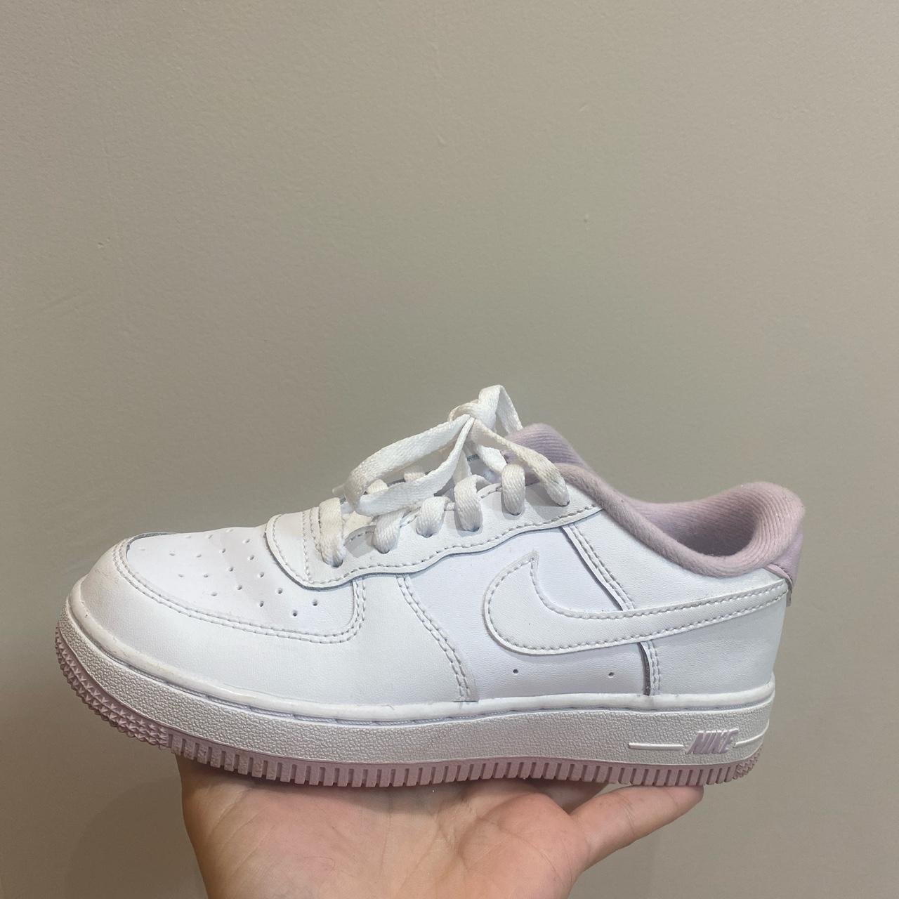 Nike Air Force 1 uk size 1 ⭐️ white and purple... - Depop