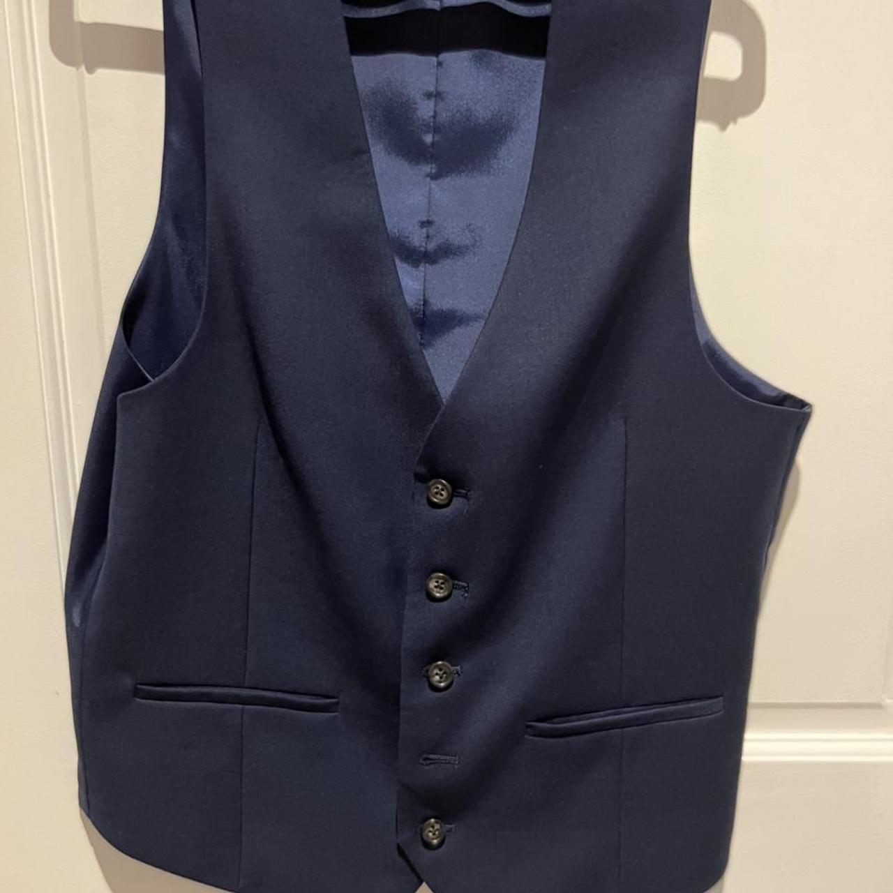 Moss Bros 3 piece suit including suit bag and pocket... Depop