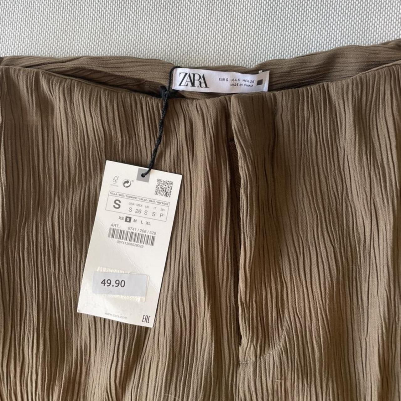 zara pleated pants