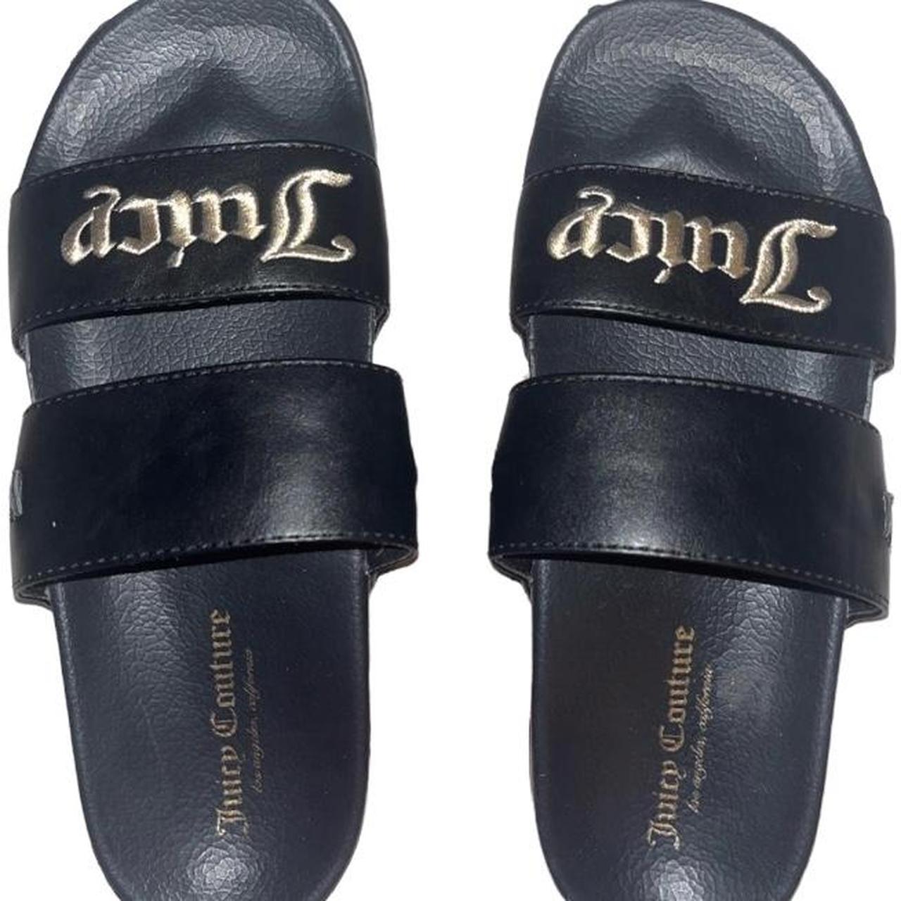 Flip flops Juicy Couture Black size 39 EU in Rubber - 29655018