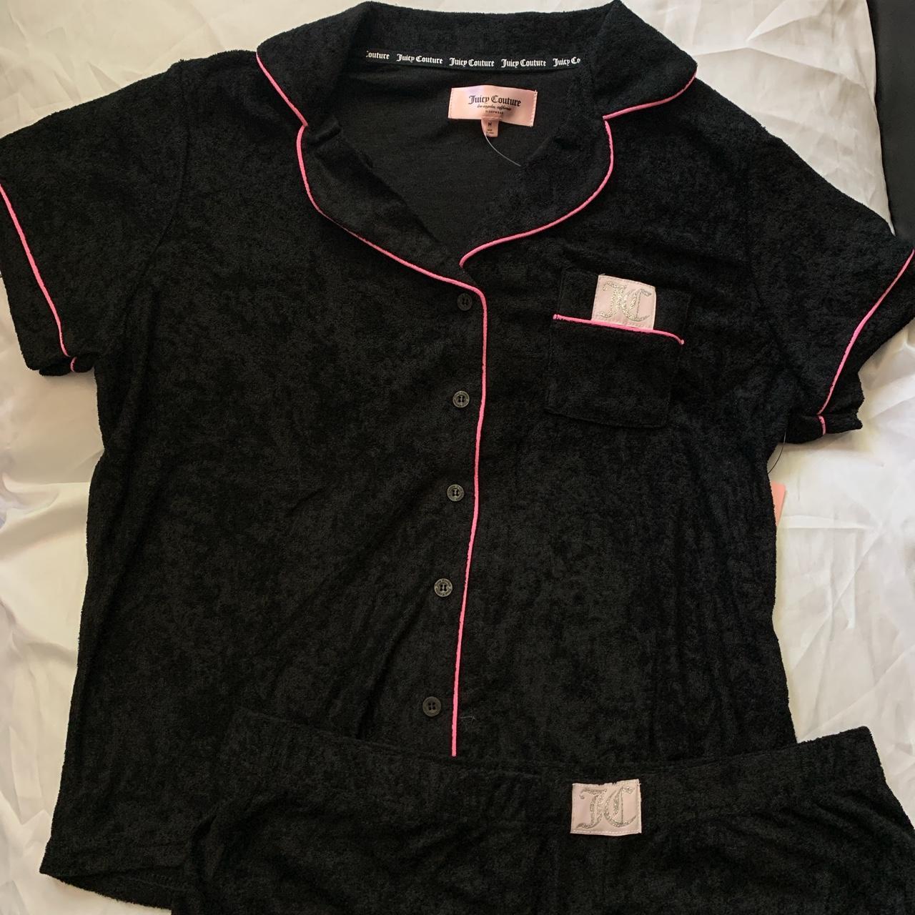 Juicy Couture PJ set with top & shorts - Depop