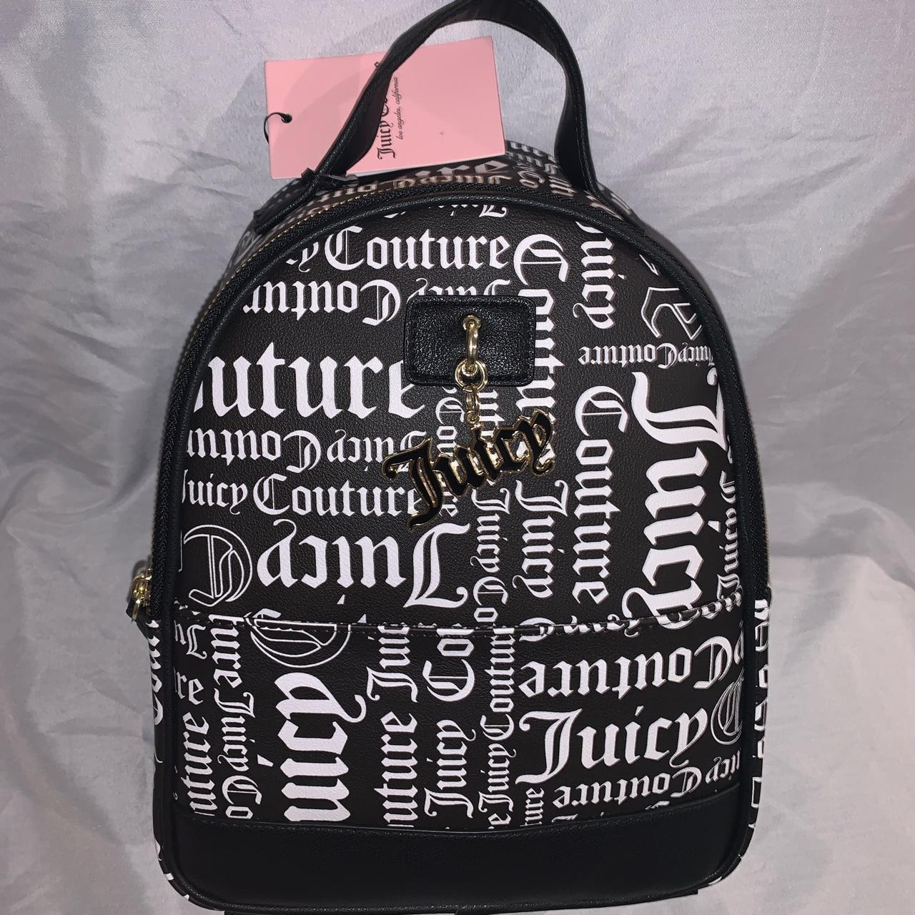 Juicy Couture Backpack Tan and black bag with the - Depop