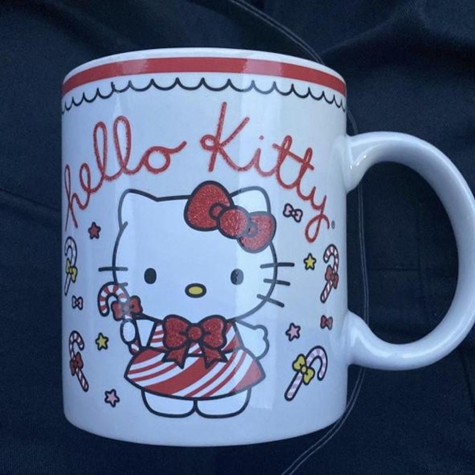 christmas hello kitty mug