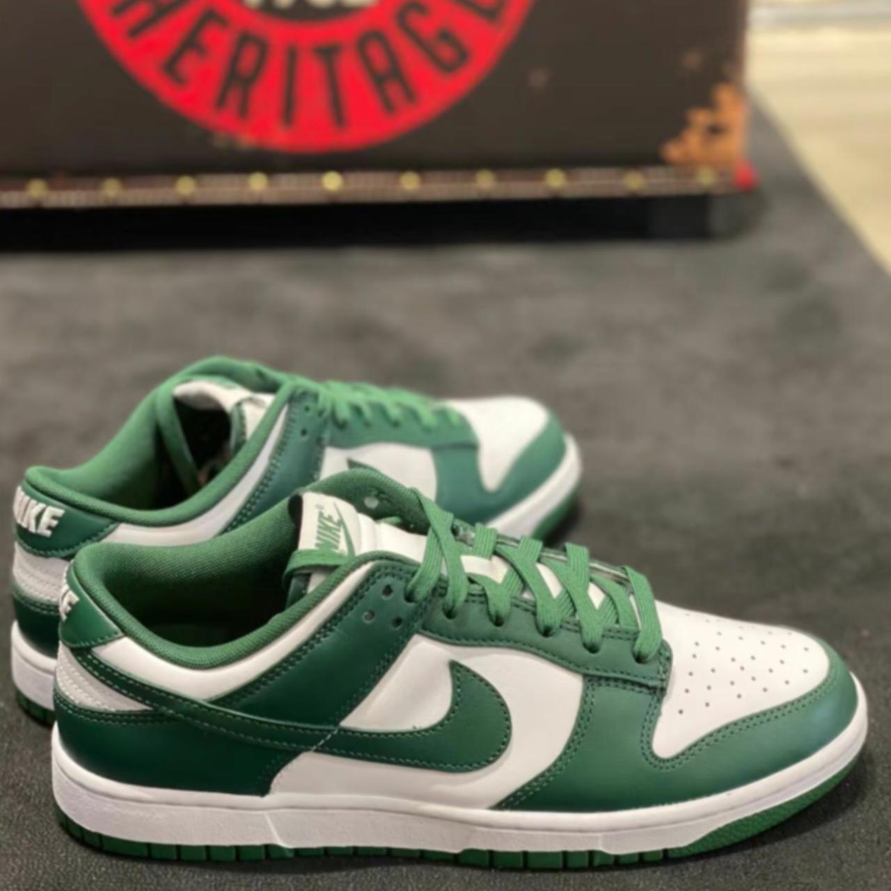 Nike Dunk Low Retro Varsity Green Brand New with... - Depop