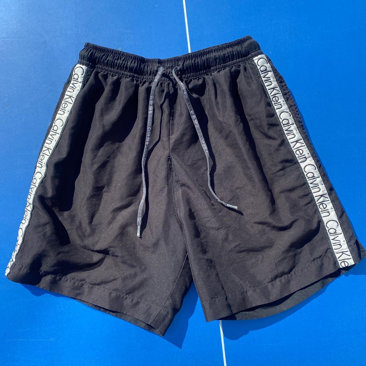 Calvin Klein swim shorts. Size S mens. Tiny tear of... Depop