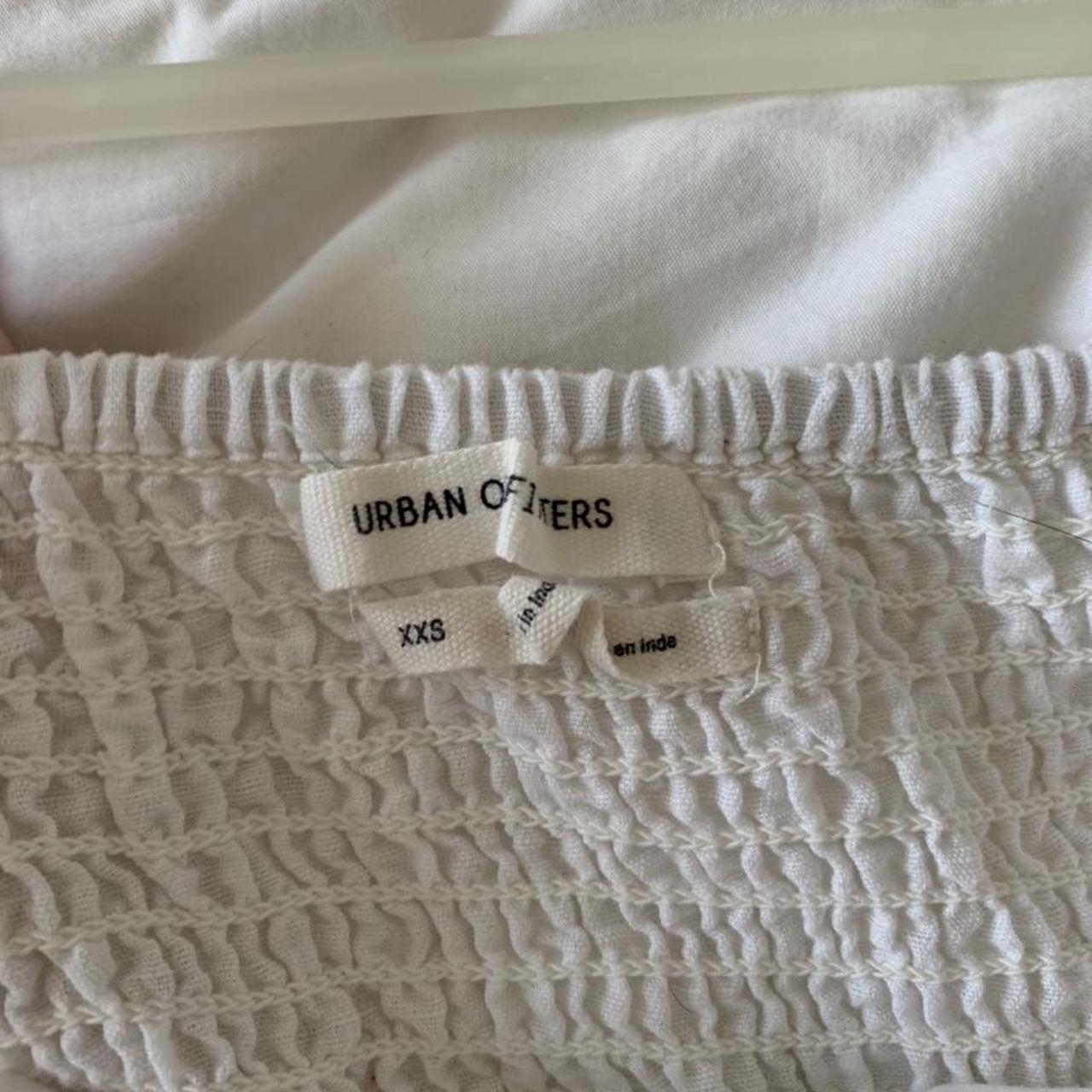 Urban outfitters white mini dress Size xxs, would... Depop