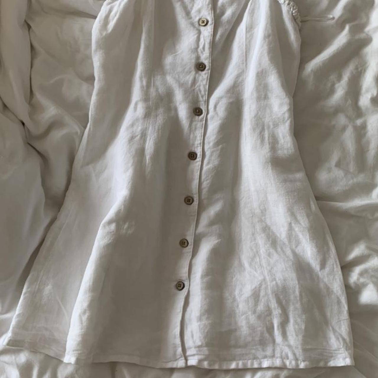 Urban outfitters white mini dress Size xxs, would... Depop