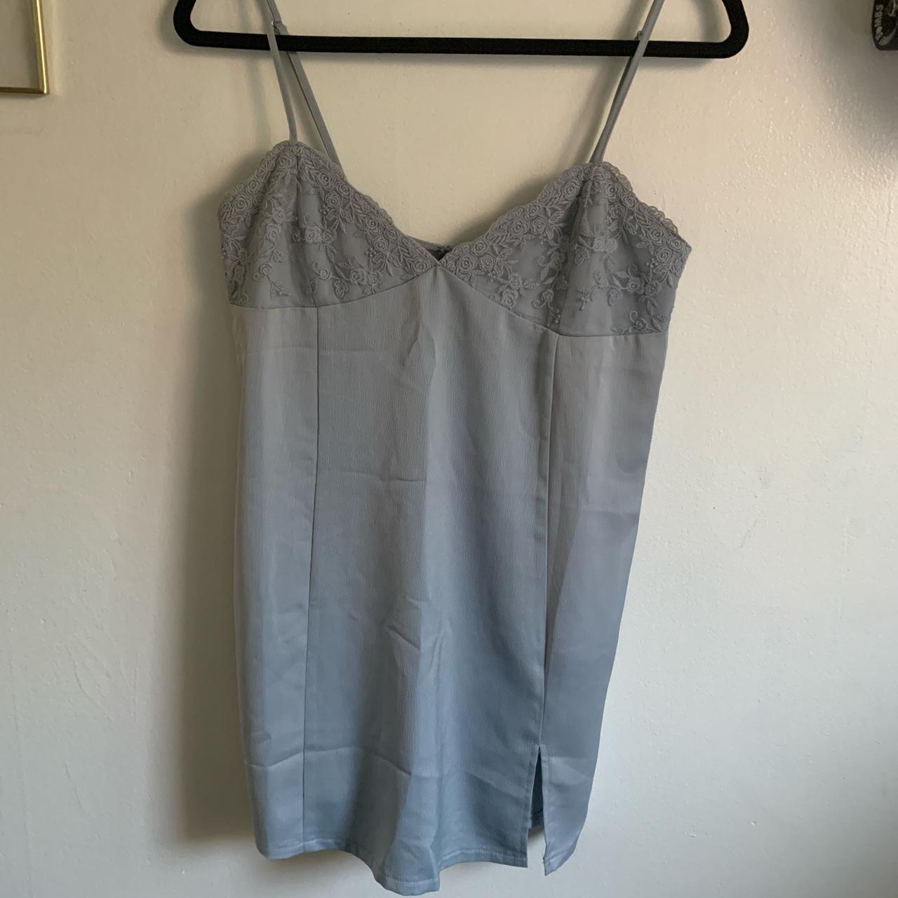 Forever 21 Women's Blue Dress | Depop